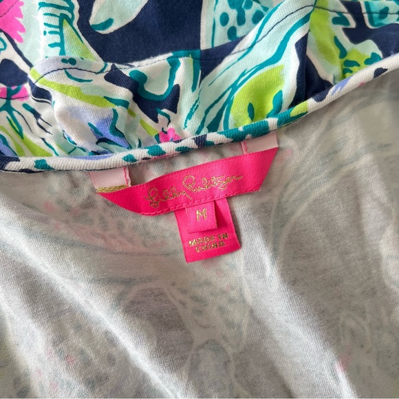 Lilly Pulitzer Jessalynne Wrap Romper Dress in Sway This Way - Picture 6 of 12